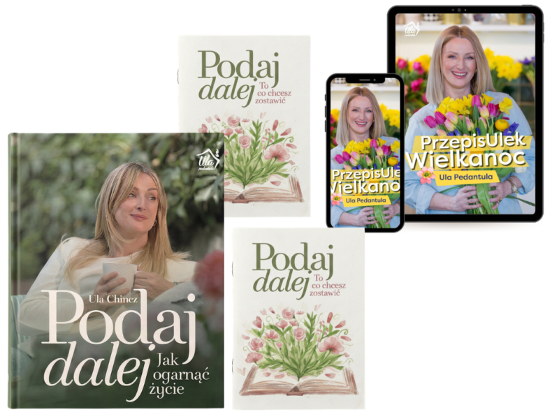 Pakiet wielkanocny – Książka „Podaj dalej” + Ebook „PrzepisUlek Wielkanoc”
